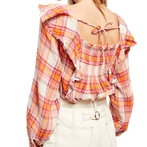 FREE PEOPLE We The Free Siena Plaid Pullover - Picture 3 of 14